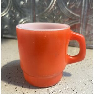 VTG Orange Stackable Anchor Hawking Coffee Mug USA